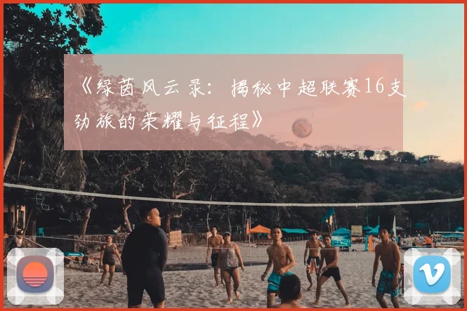 《绿茵风云录:揭秘中超联赛16支劲旅的荣耀与征程》